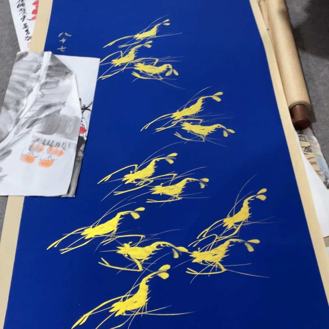 国画国画作品画心一张