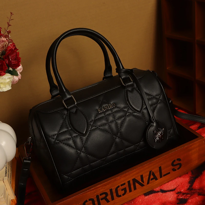 手机袋做旧防刮单肩包轻奢运动手拎包休闲短途单肩黑色时尚百搭包