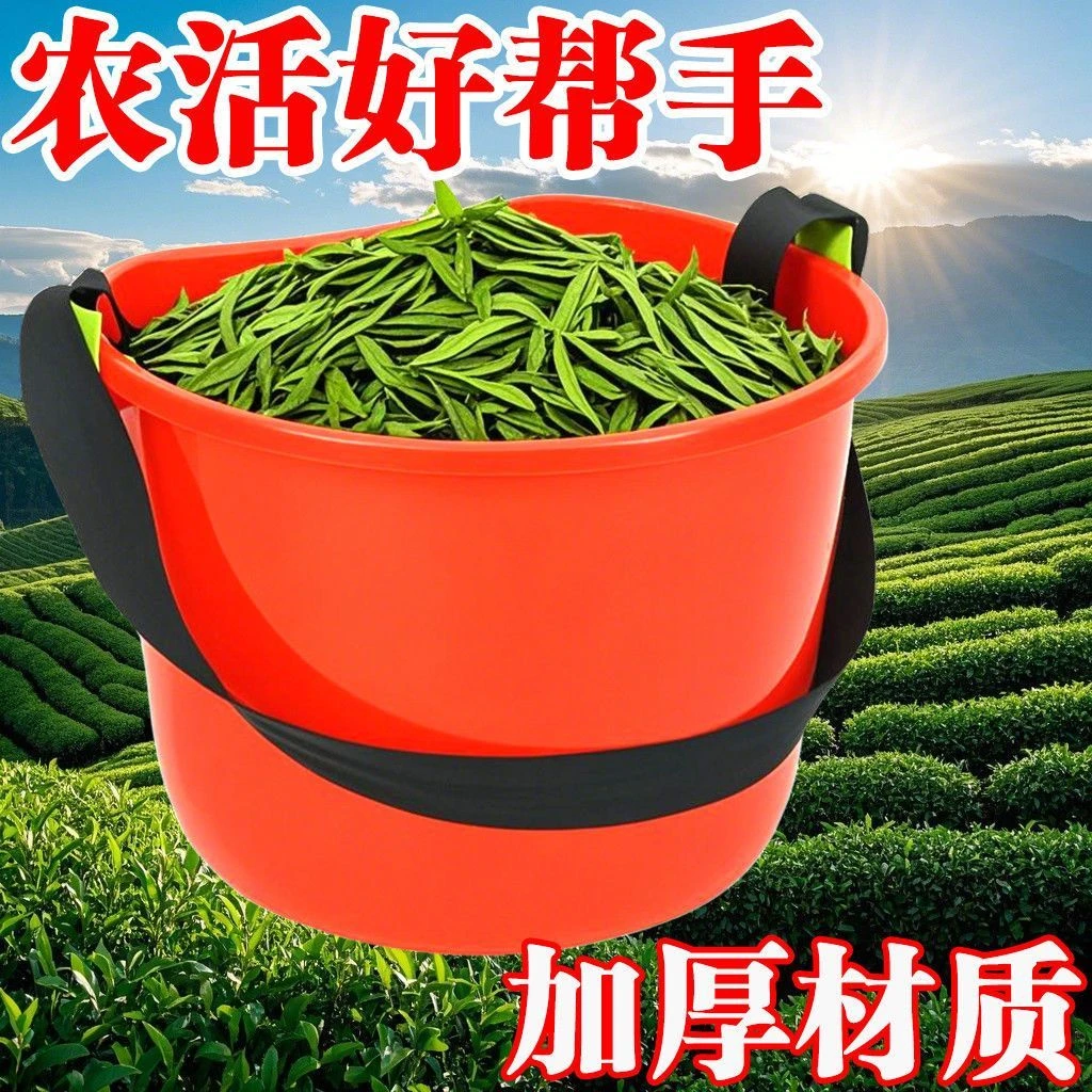 塑料桶加厚人工肩背便携式撒肥神器背式摘果摘菜种子饲料施肥肥料
