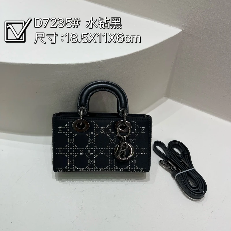【南沙瑞熙】ZT-D7235-水钻黑-轻奢小众设计感时尚百搭女士包包