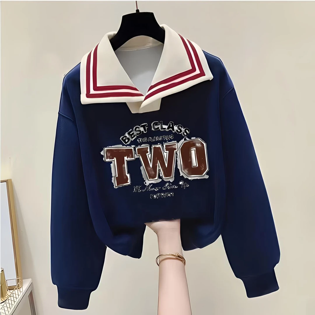 女童卫衣秋装2025新款洋气卡通炸街学院风小女孩上衣儿童衣服潮