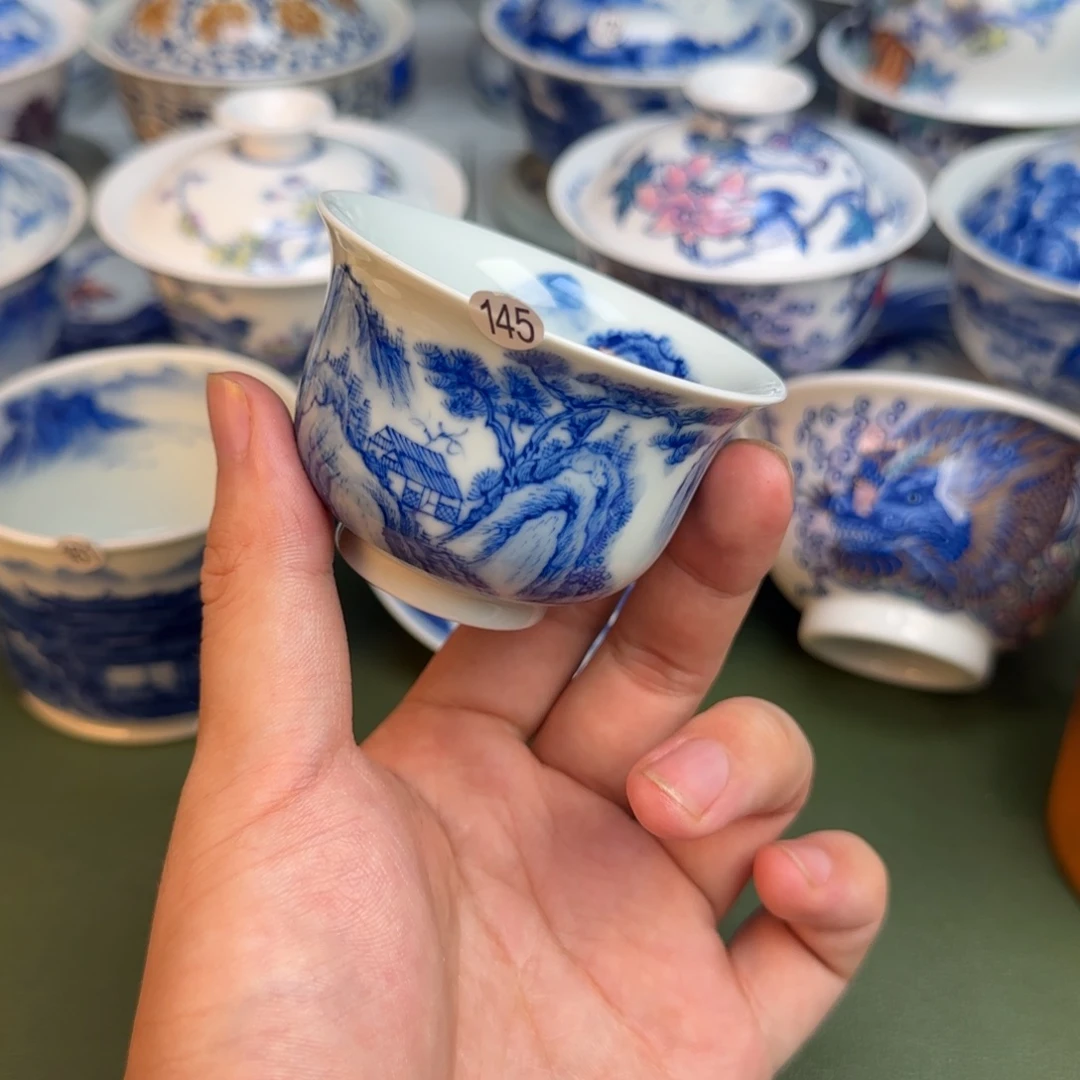 彦祖纯手工手绘茶具145
