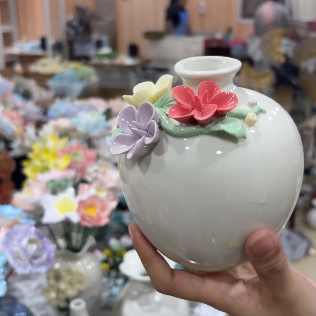 陶瓷花，20元发货，退款拉黑