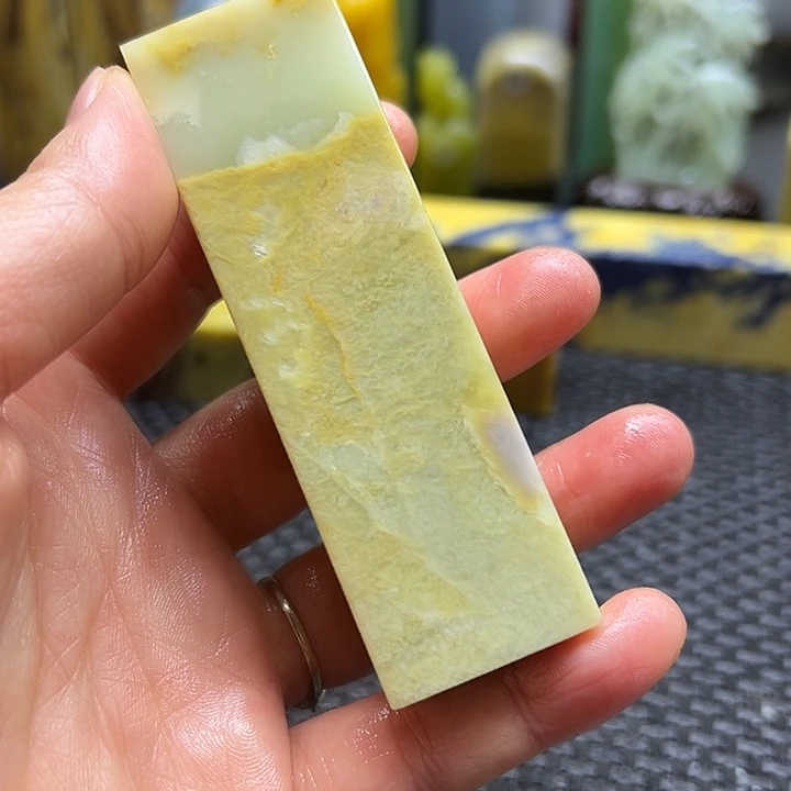 我***茶青田石印章石印章石