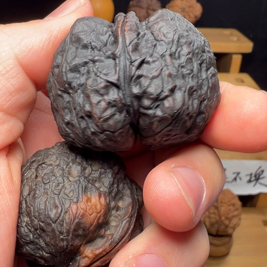吊坠文玩核桃秦权42mm