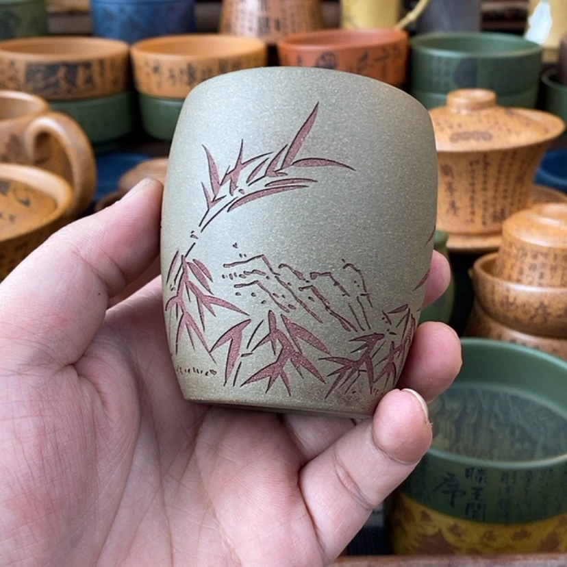 【闪购商品】紫砂杯子宜兴全手工紫砂杯