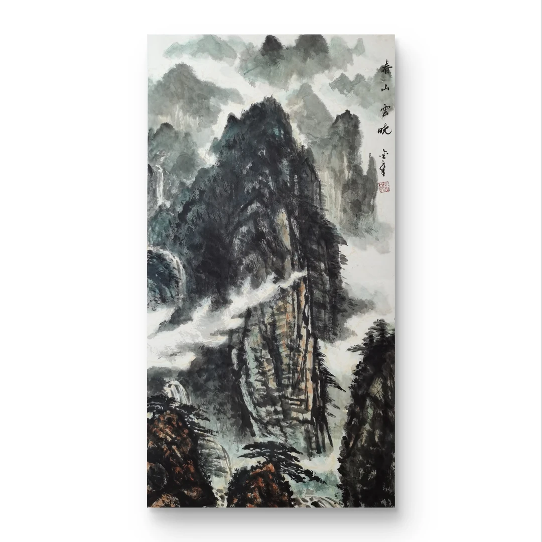 陈金章 教授 中美协  硕士生导师 岭南画派 字画直播 字画收藏