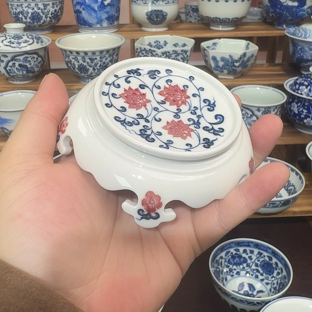 瓷片陶瓷纯手工手绘瓷瓷2