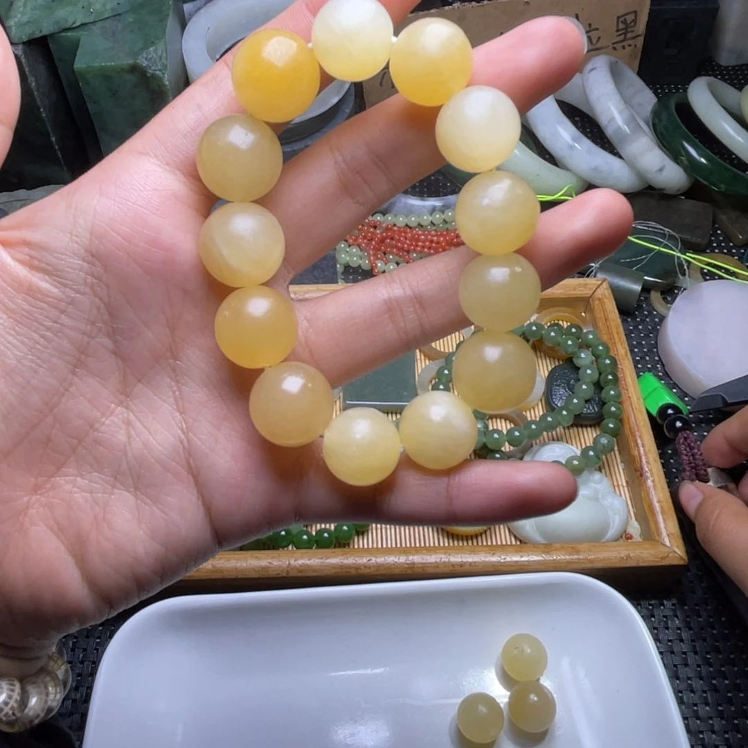 未镶嵌和田玉珠宝半成品31