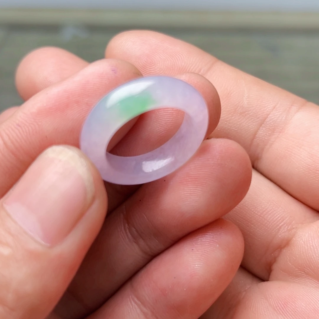 定制翡翠未镶嵌圈口15号