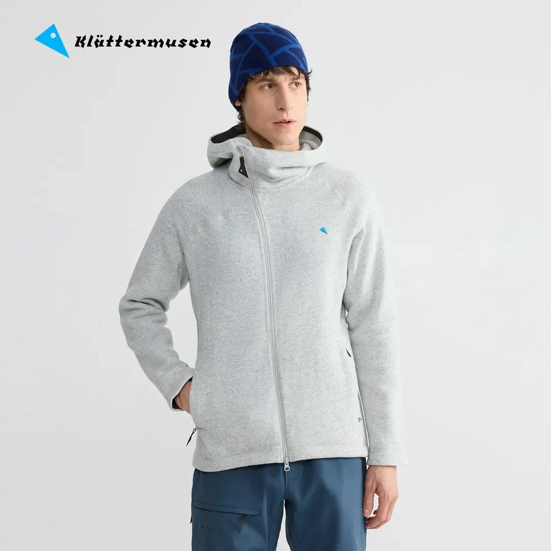 KLATTERMUSEN/攀山鼠【亚洲版】巴德尔抓绒防寒运动长袖帽衫10518