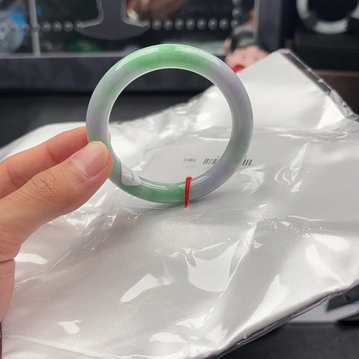 翡翠未镶嵌手镯5355 67