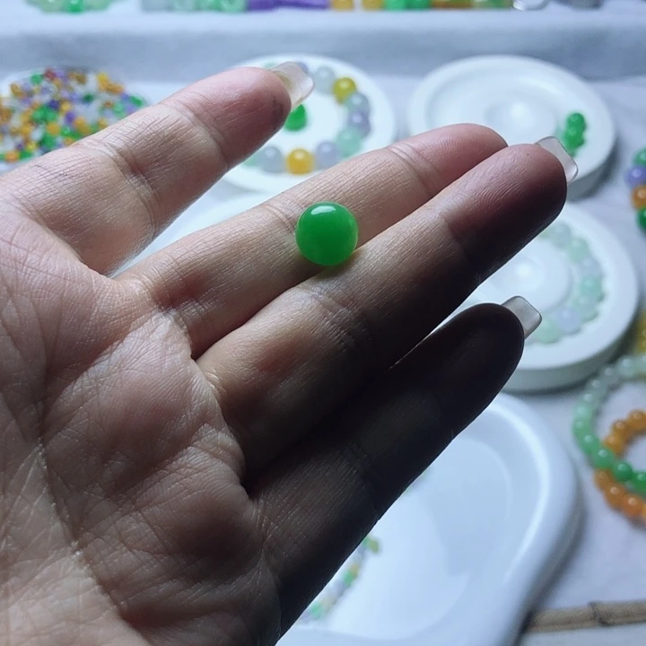 心***姐陶卡10绿色单珠1颗