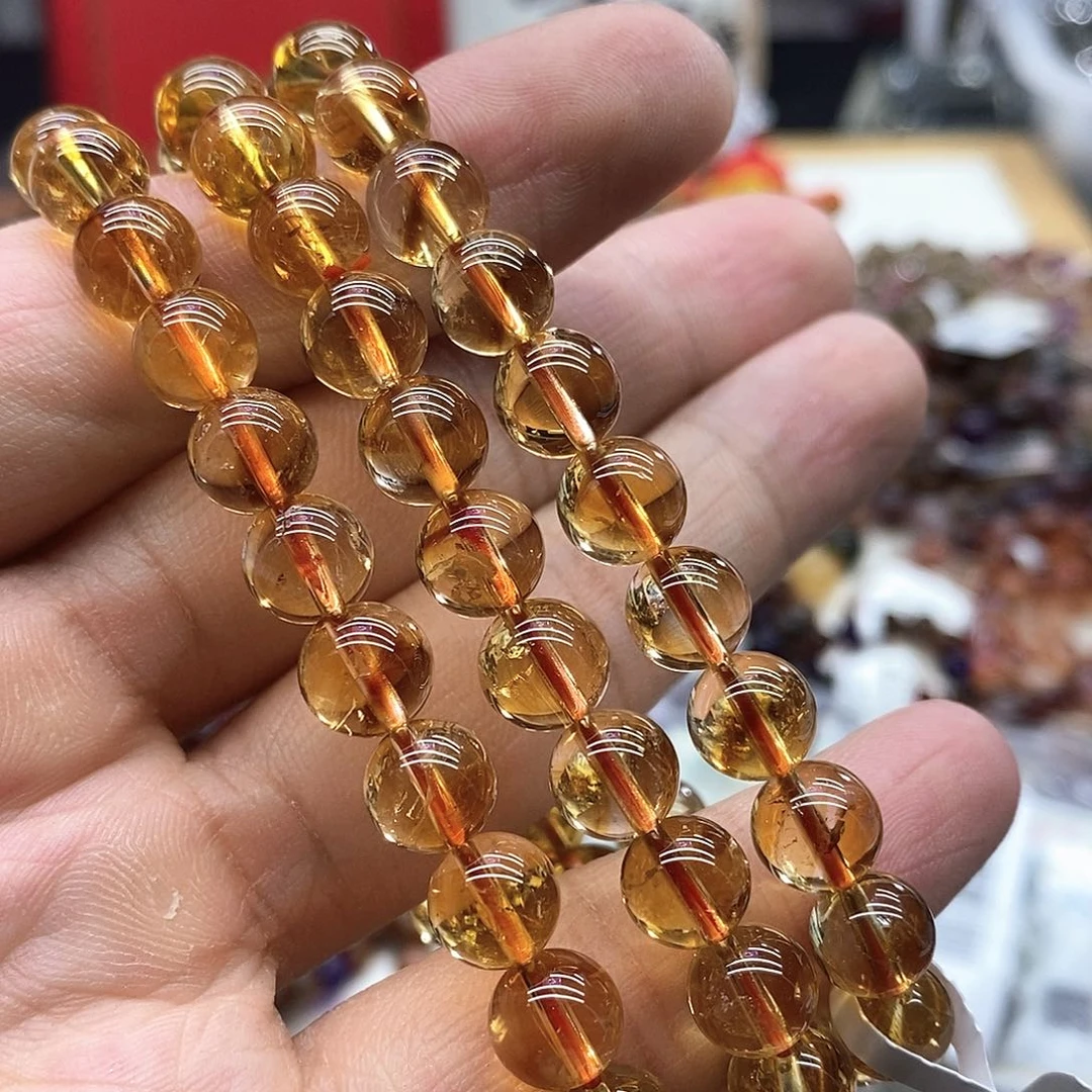 水晶手链未镶嵌多样性发货发一条