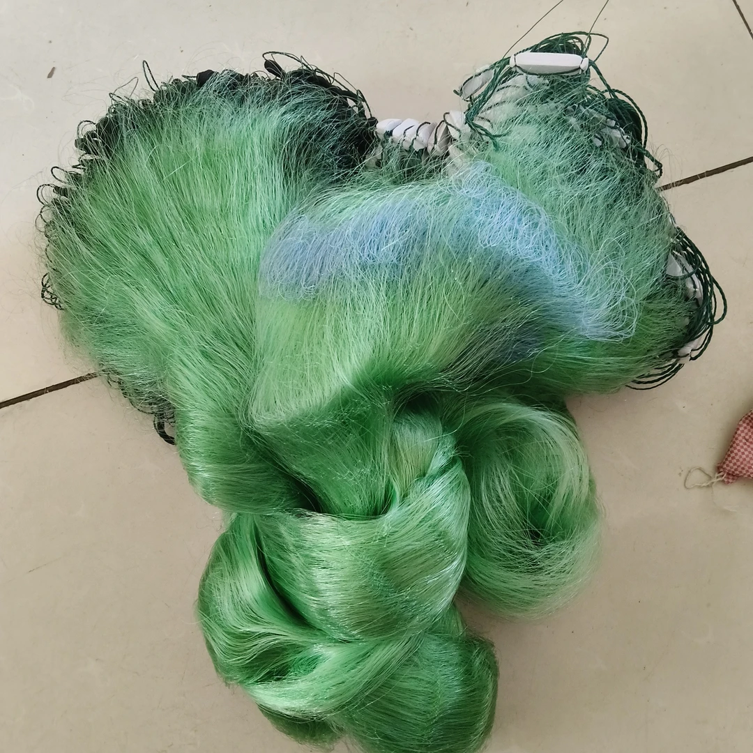 丝网渔网，3米5指100米长，高强丝精装绳坠网，结实耐用上鱼好。