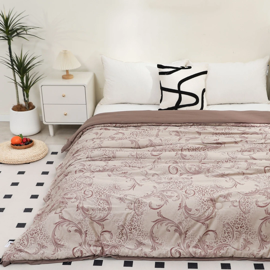 【凤尾花被子】2.0*2.3M高端纯棉双层纱柔软亲肤保暖机洗被子