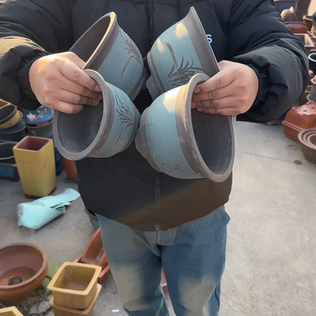 紫砂花盆瑕疵和瑕疵