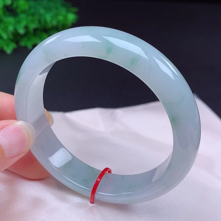 翡翠未镶嵌手镯60圈681609