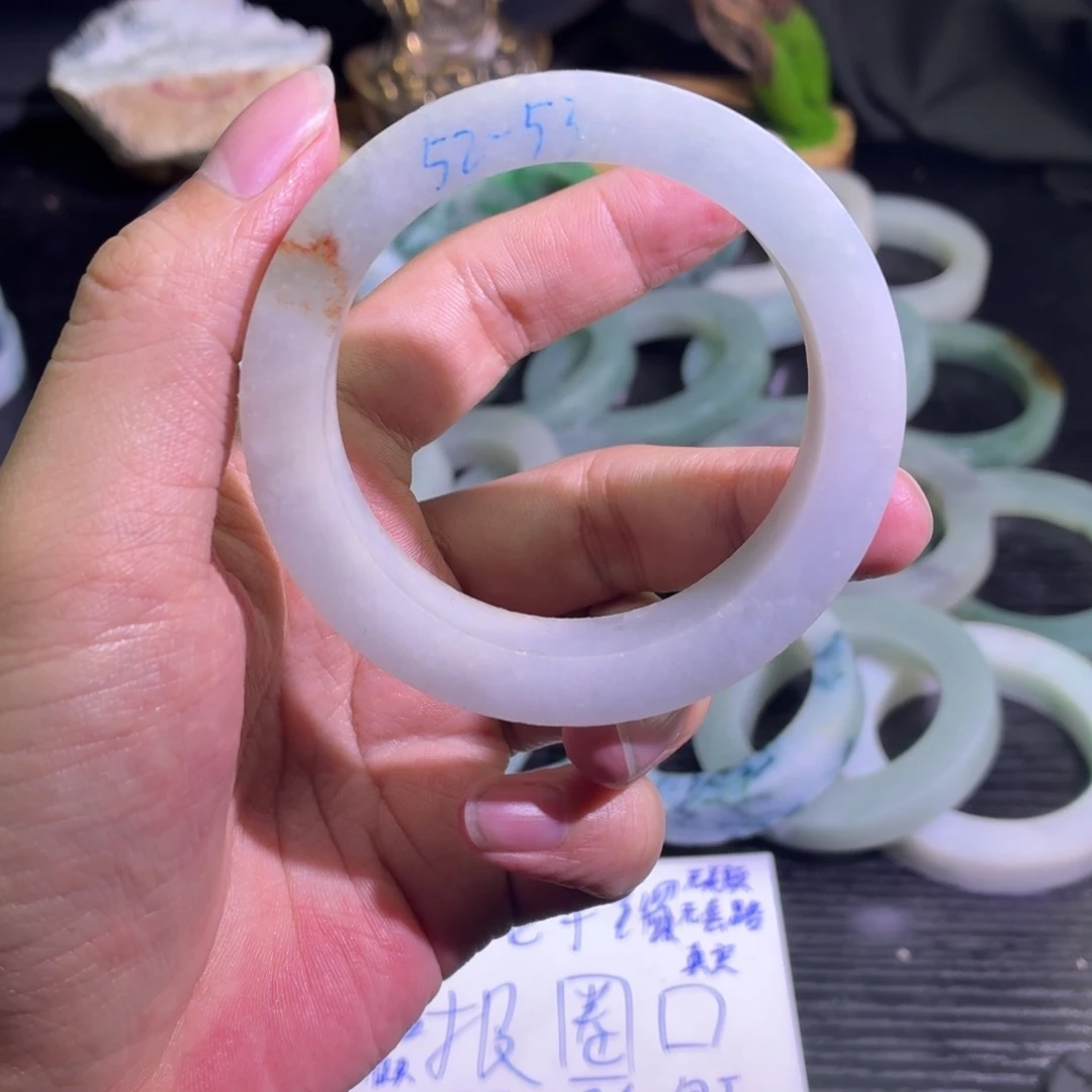 定制翡翠未镶嵌天然翡翠A货毛胚手镯定制