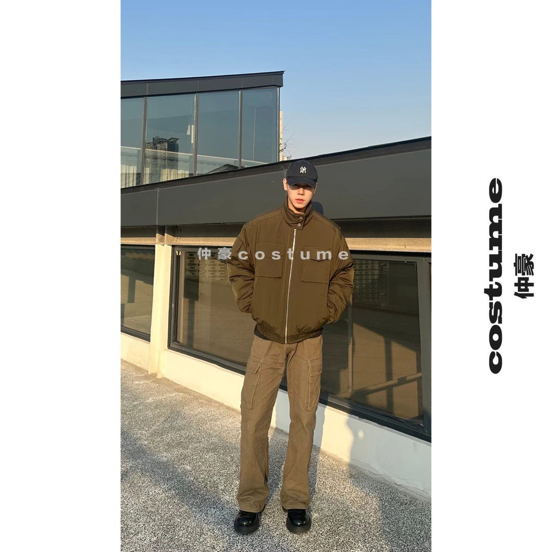 「仲豪costume」轻骑兵三防棉服bomber美式男士宽松挺阔外套