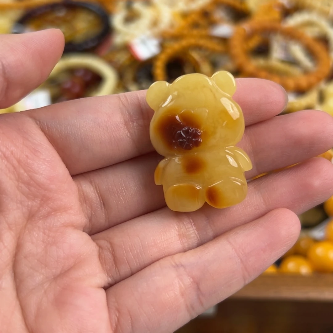 琥珀未镶嵌珠宝奇石