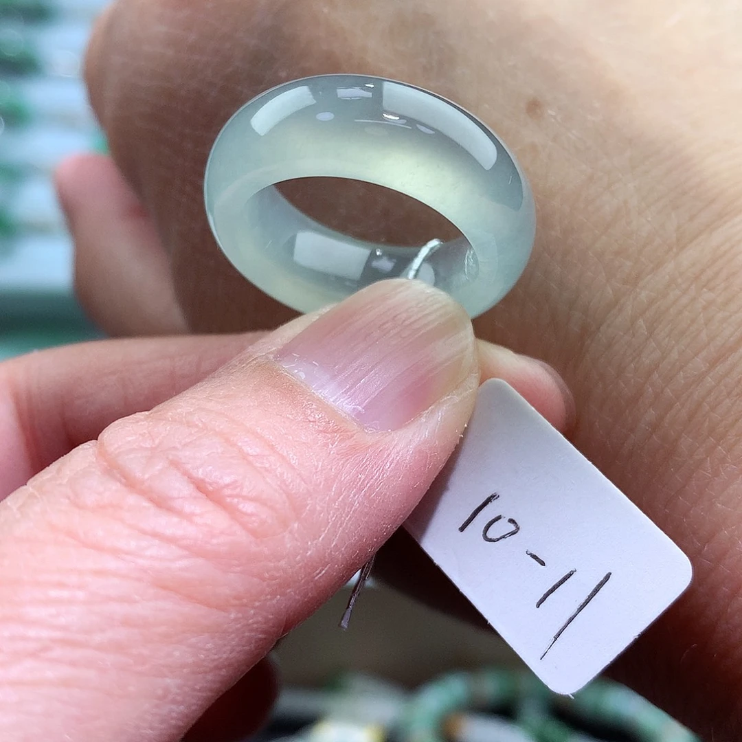 未镶嵌戒指翡翠10-11号