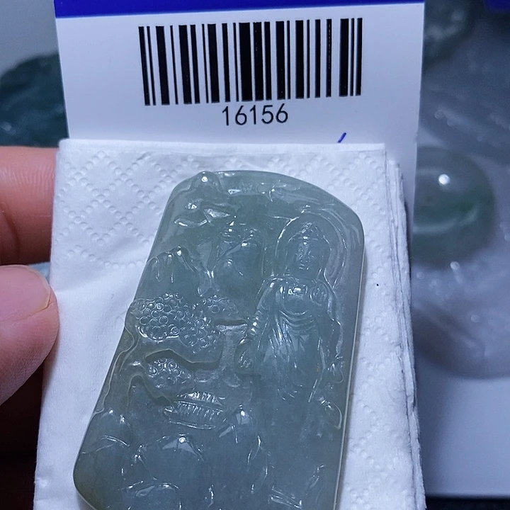 翡翠未镶嵌颈饰天光墟翡翠市场现金代购