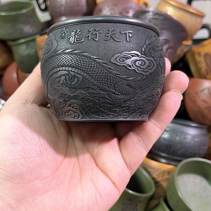 茶杯紫砂全手工紫砂主人杯