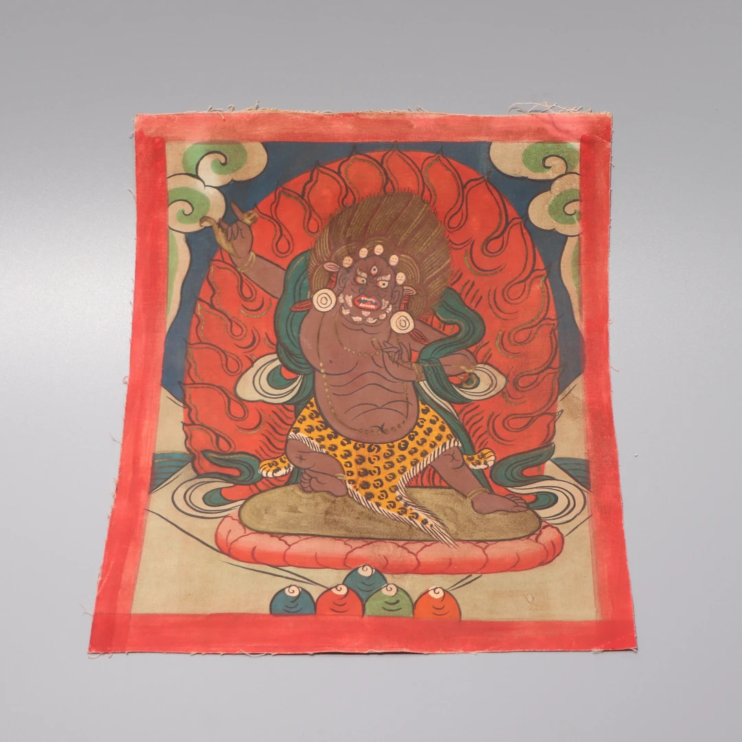 lot32  清代  大黑天金刚唐卡