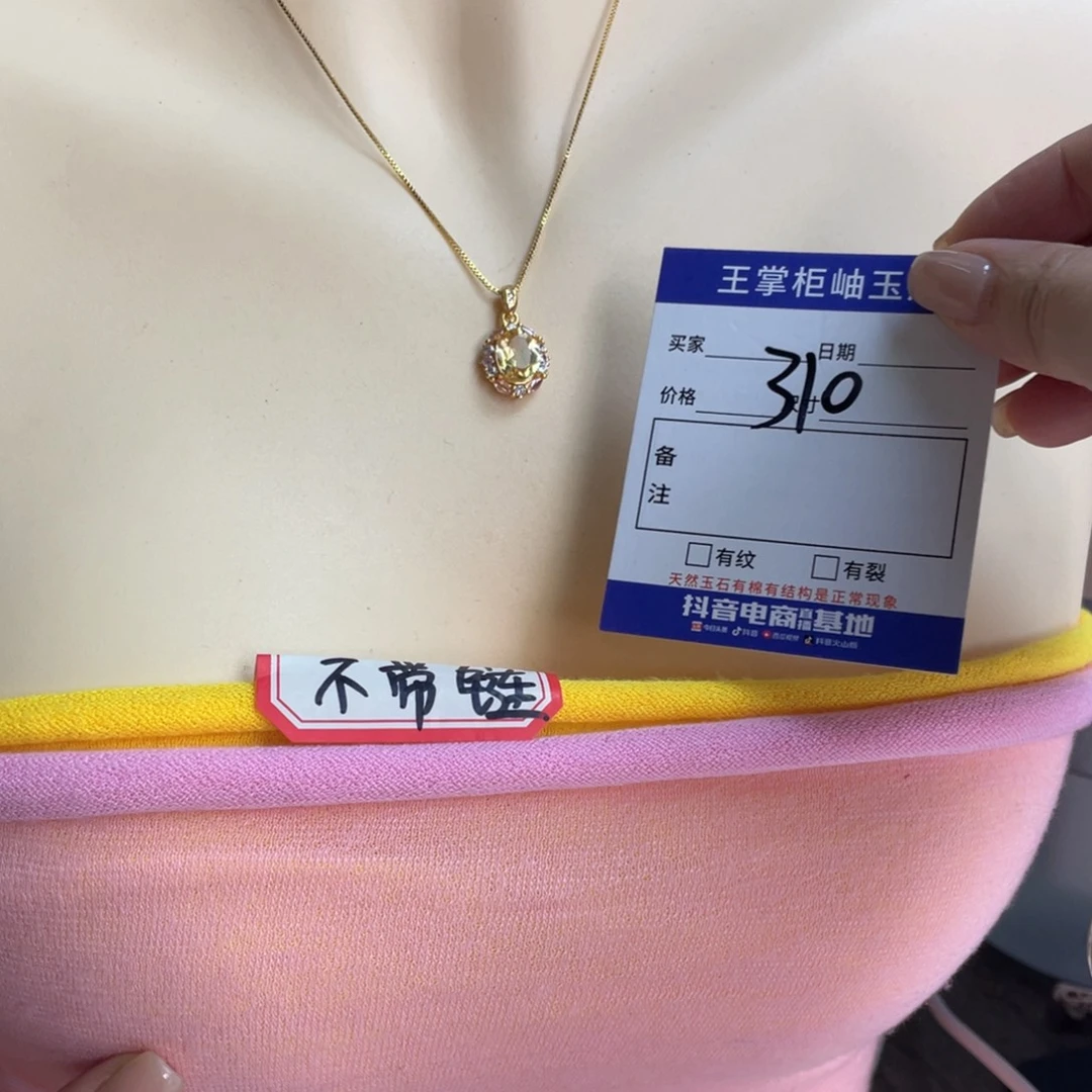 颈饰银S925镶嵌水晶