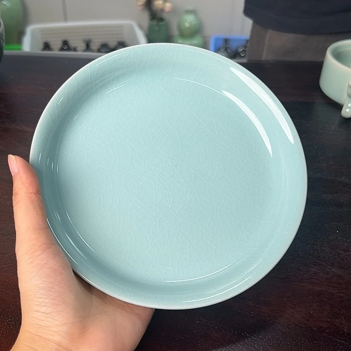 龙泉云间青瓷小米茶器
