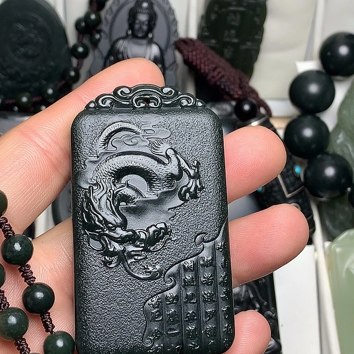 和田玉（青玉）未镶嵌颈饰