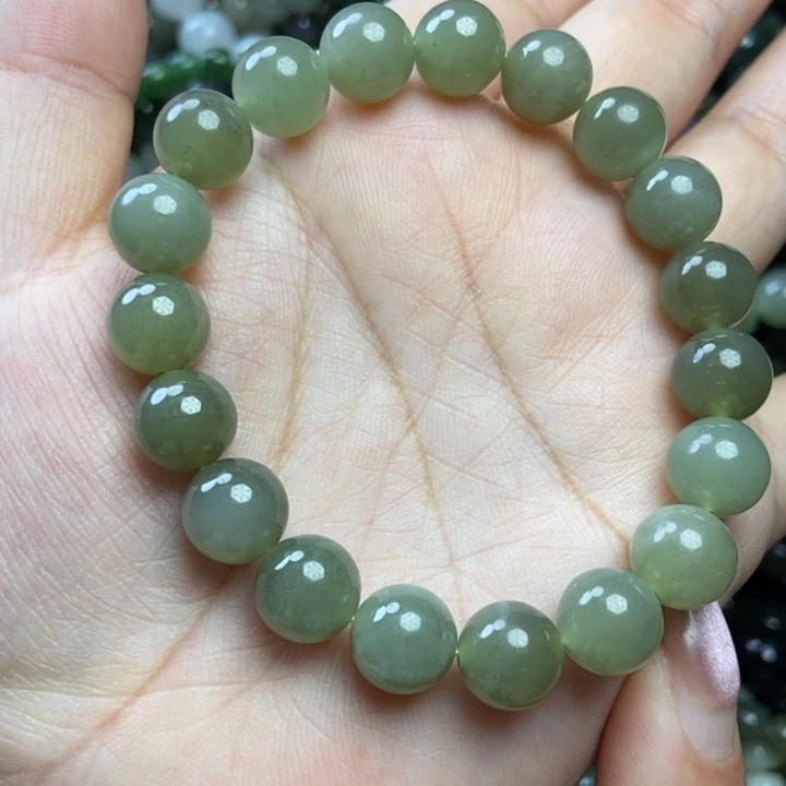 和田玉未镶嵌手链卡10