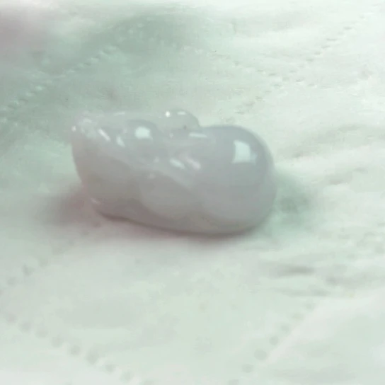 翡翠未镶嵌颈饰李*群吊坠