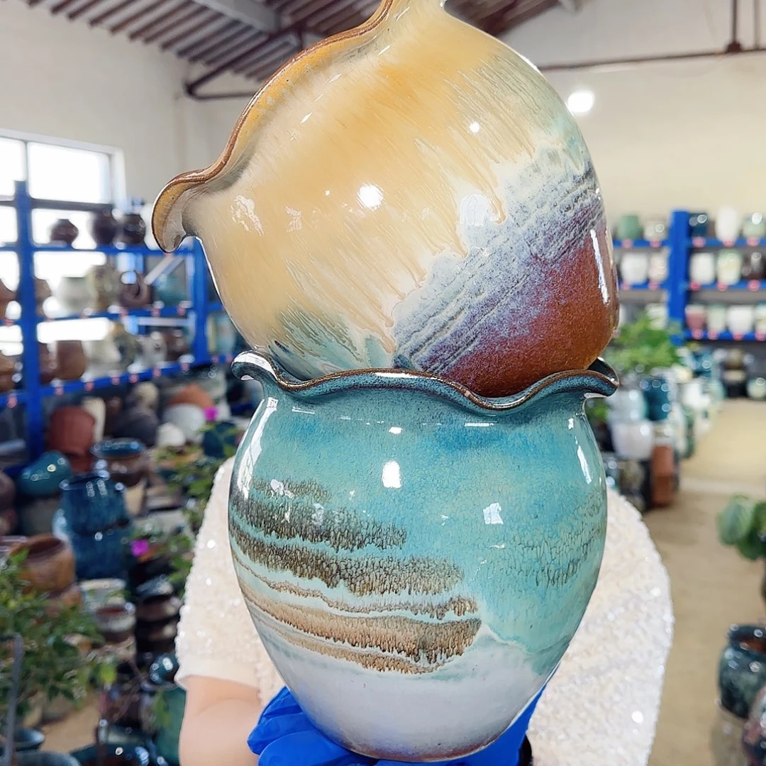 花盆紫砂高19口18