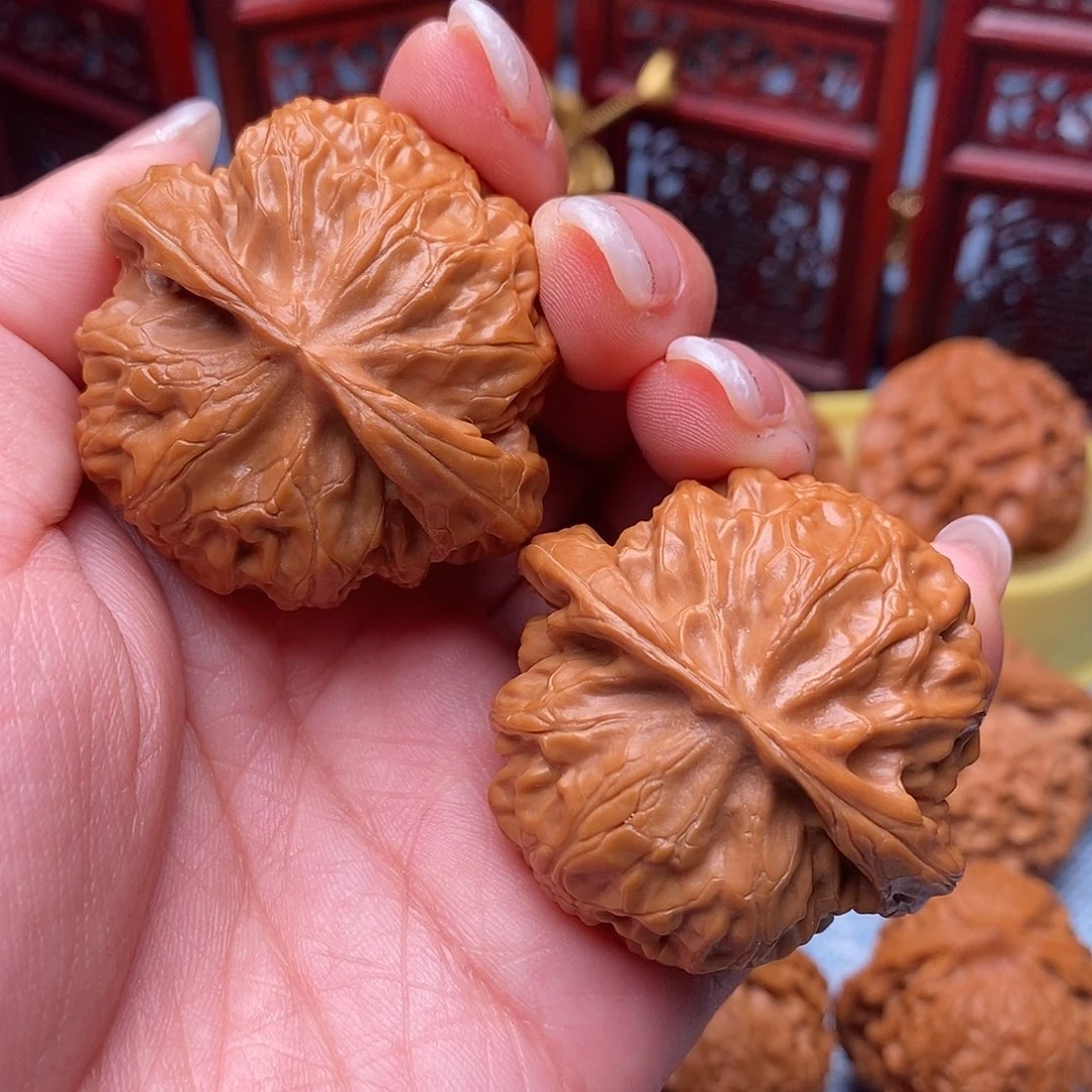 把件文玩核桃肉球宫灯44全品