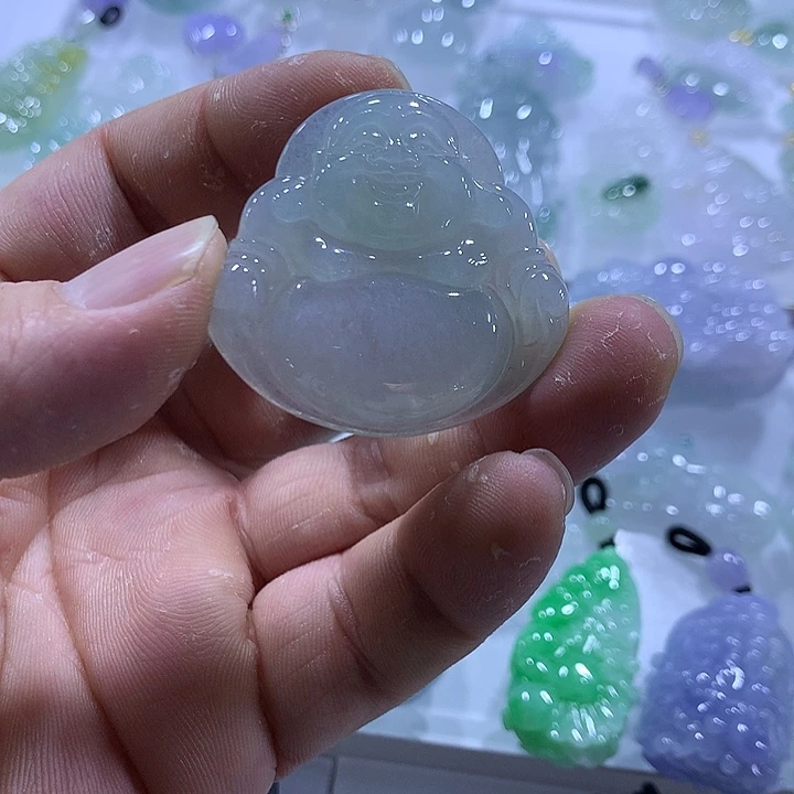 翡翠未镶嵌颈饰天然翡翠A货吊坠