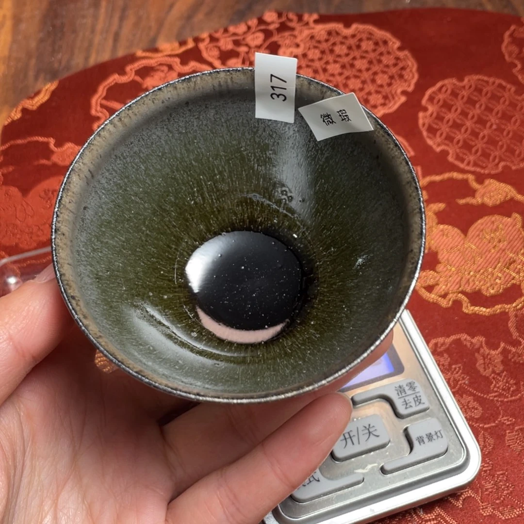 茶盏317 福临号建盏主人杯微瑕
