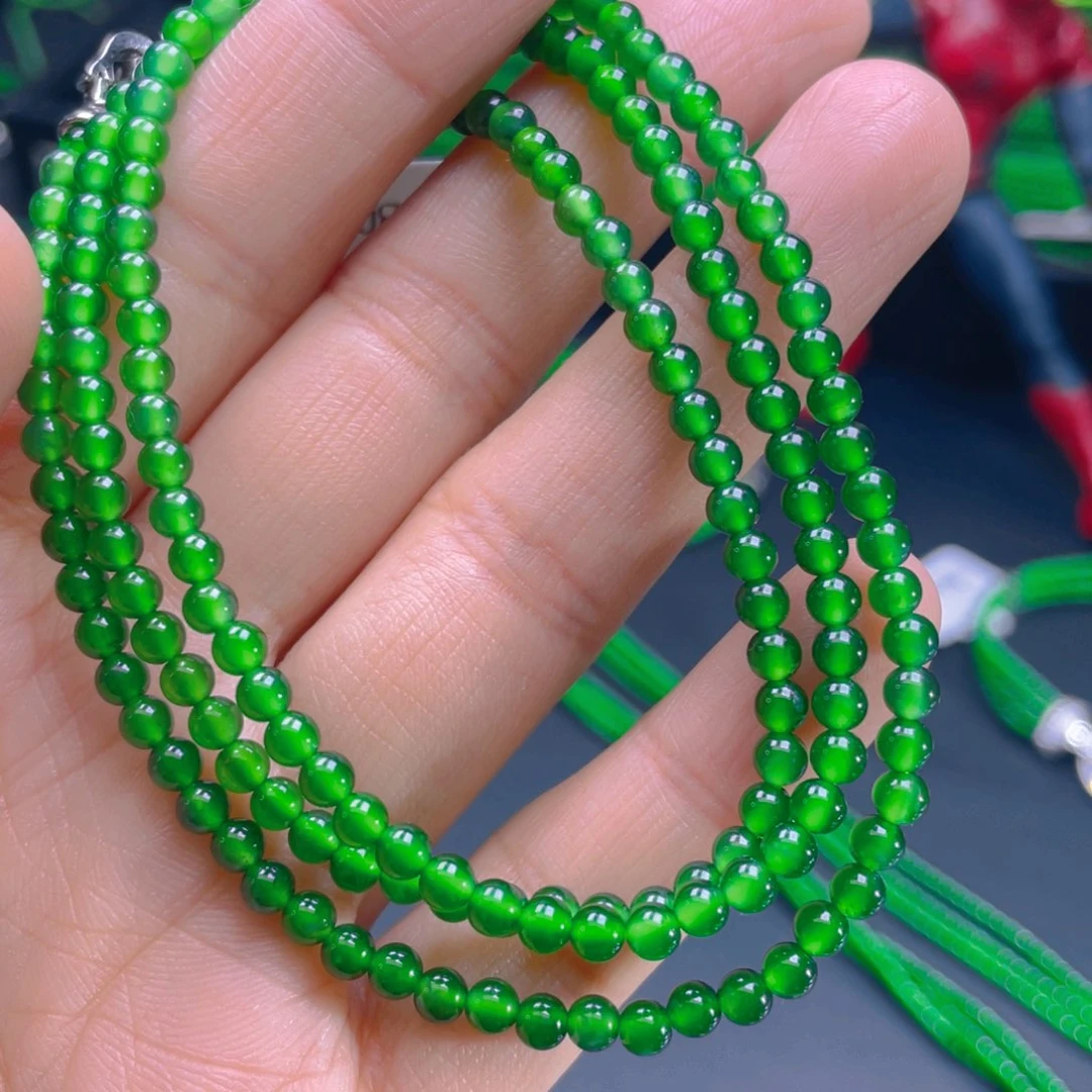 翡翠项链未镶嵌有****天，1