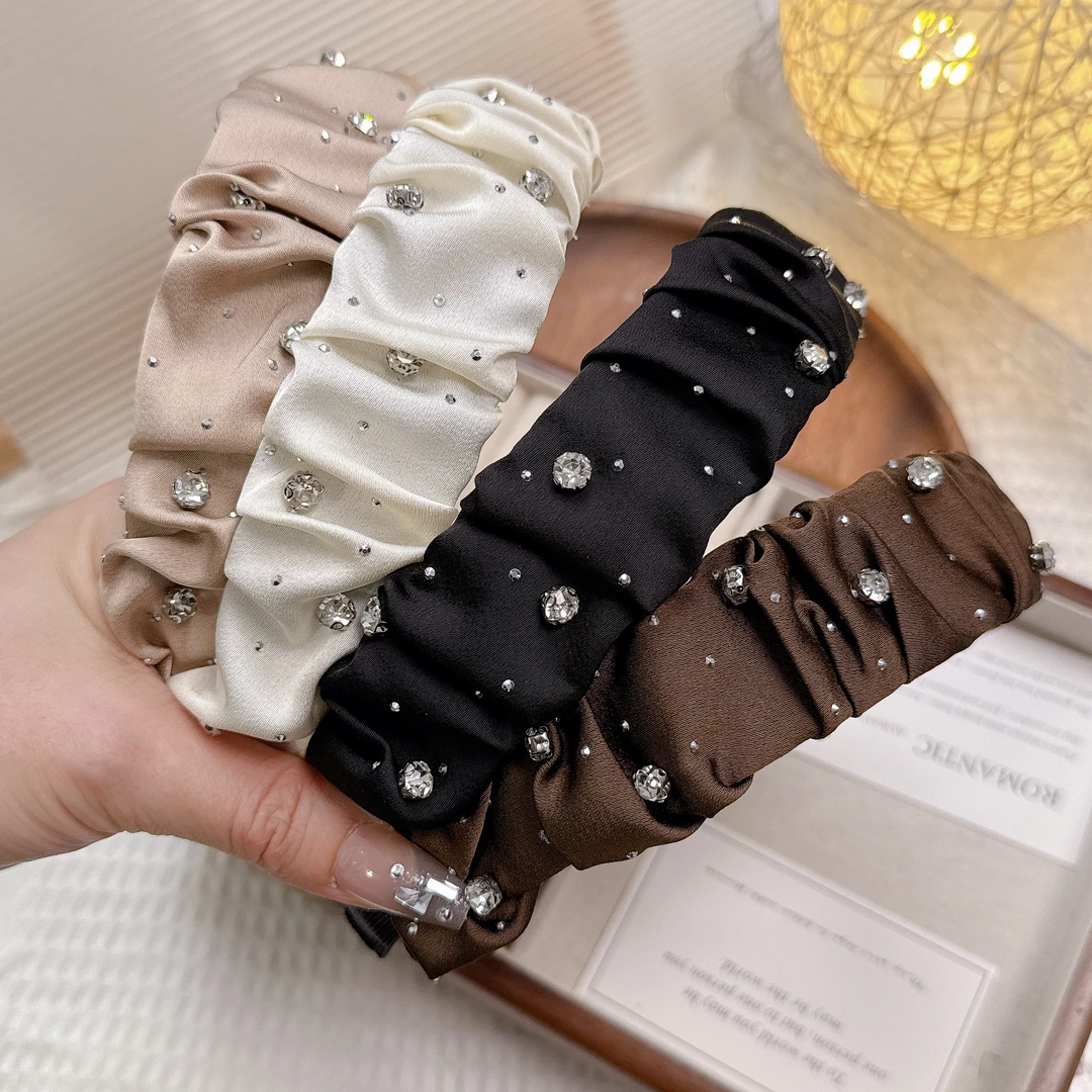 带齿高颅顶新定制发箍黑色2025早春头箍