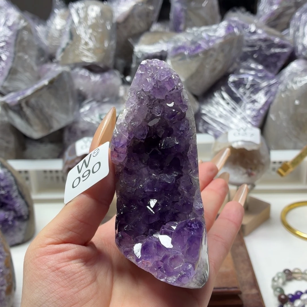 未镶嵌摆件紫晶紫水晶