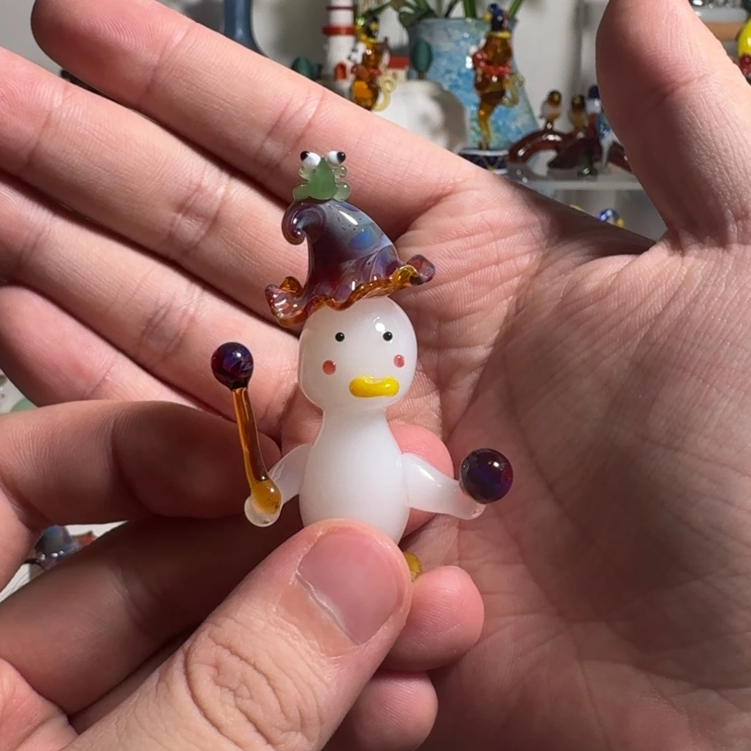 小***吖手工艺品琉璃鸭子