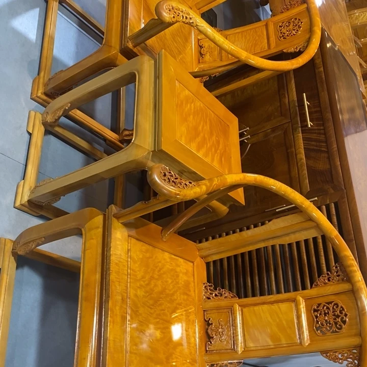 阳***光楠木皇宫椅三件套