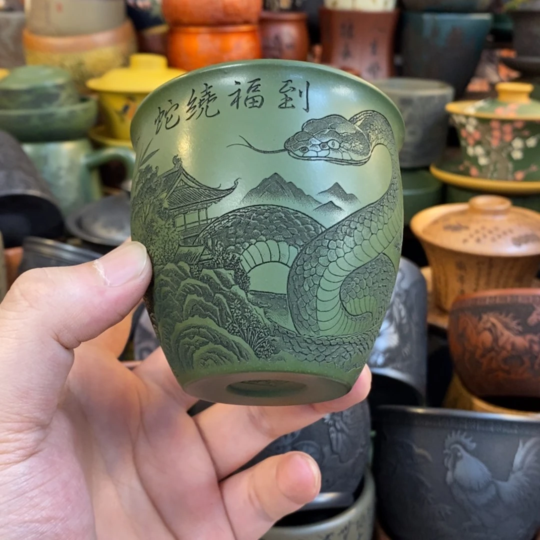 紫砂公道杯宜兴全手工紫砂杯