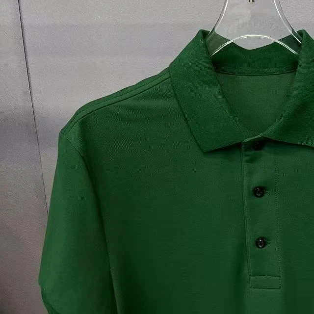 恶小鱼抗菌翻领短袖T恤男舒适透气商务休闲polo衫