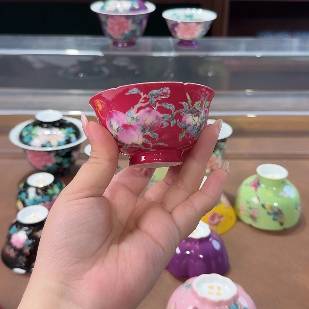 珐琅彩主珐琅彩主人杯茶具一