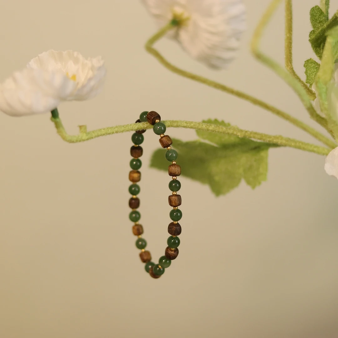 ZC10A18273[原创]碧玉沉香手串（多样性发货）