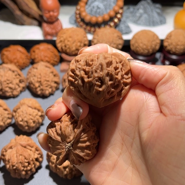 文玩核桃吊坠41桃心宫灯