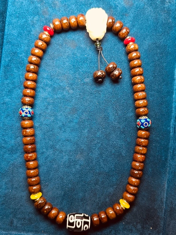 星月菩提手持 绕手两圈