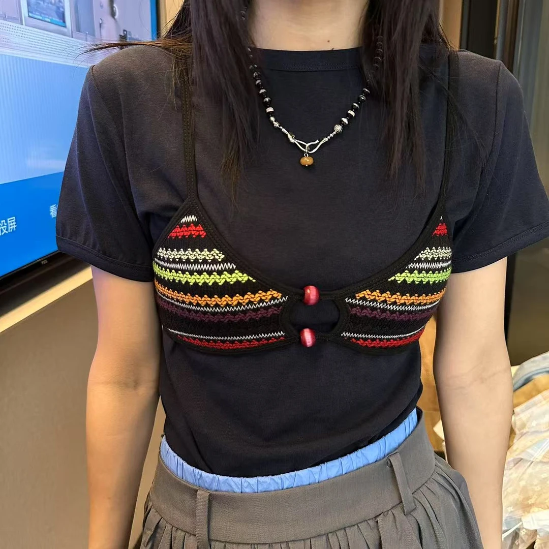 【一个亦】手工编织针织裹胸YF/199